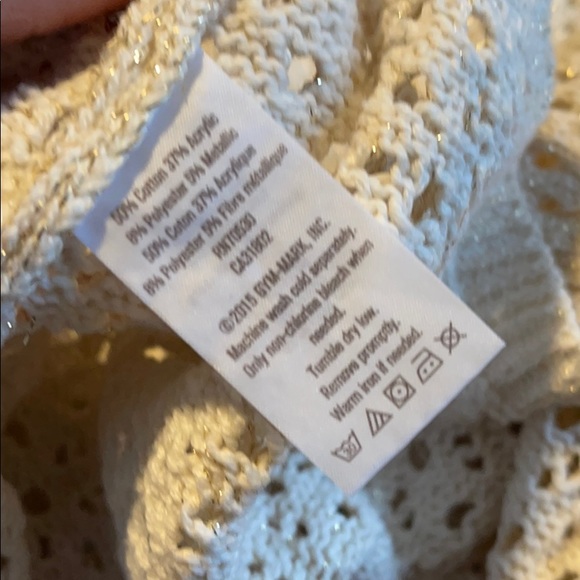 Crazy 8 cream and gold cardigan size 5-6 - Picture 7 of 8